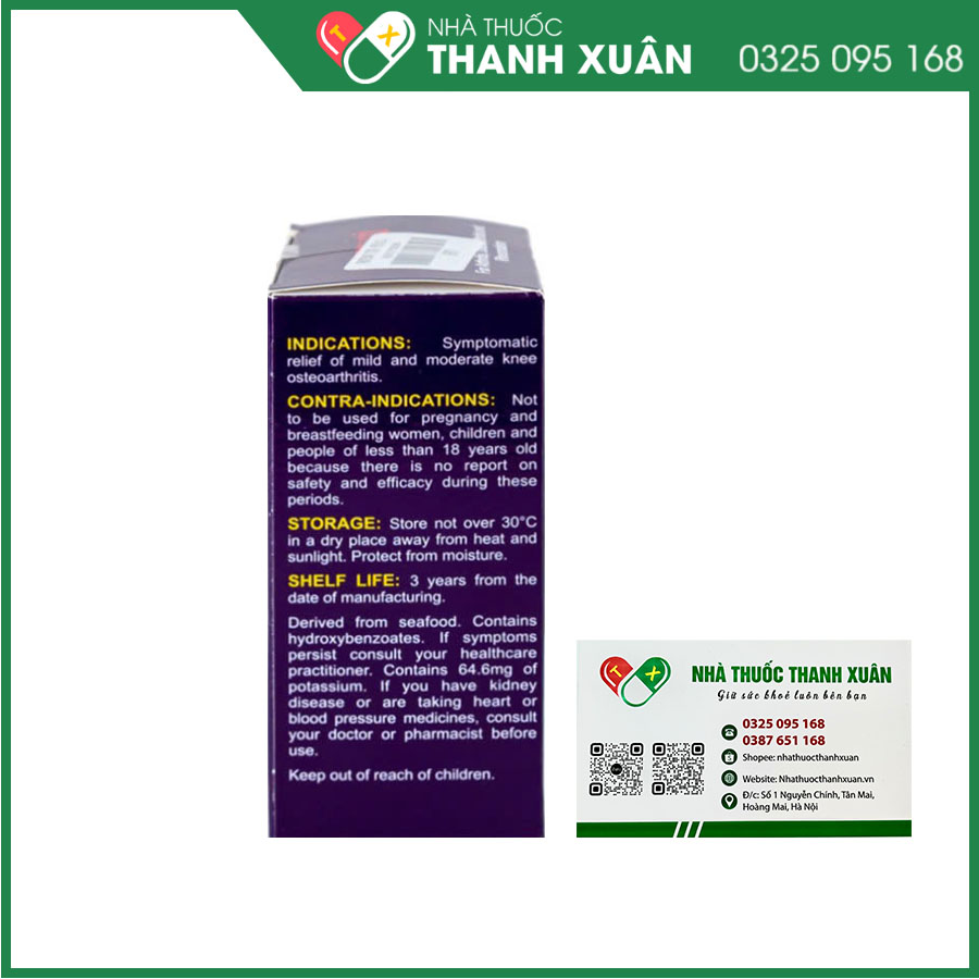 Reduze điều trị giảm triệu chứng trong các trường hợp bị viêm khớp gối nhẹ và trung bình